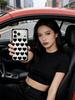 Heart Apple iPhone 15 Pro Max Transparent Square Anti-Fall Case