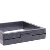 9*9*2Cm Black Pe Film Hanging Jewelry Display Suspension Box Ring Elastic Film