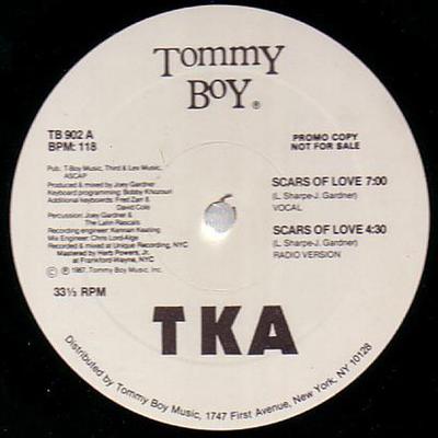 Płyta 12-calowa TKA - Scars Of Love TB902 Tommy Boy 1987 US Rap & Hip-Hop/R&B Używana