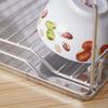Dish Drying Rack Space Saving 2 Tier Dish Rack for Kitchen Counter Stainless Steel Dish Drainer with Cutlery Holder