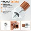 Oil Pressure Sender Switch Sensor 37240-R70-A04 For Honda Crosstour Passport Ridgeline Acura RDX TLX 2008 2009 2010 2011 2012 2013 2014 2015 2016-2019