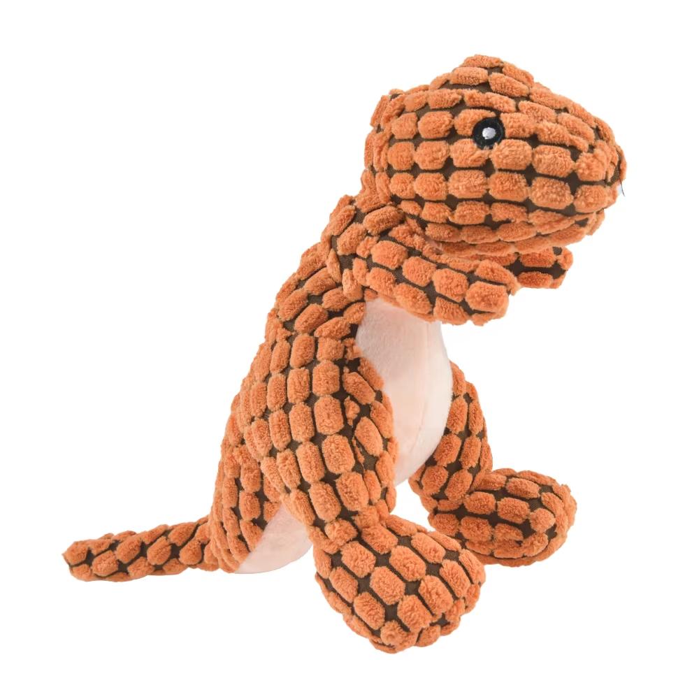 

Pet Plush Dinosaur Toy Interactive Sound-Making Cat and Dog Chew Toys Bite Resistant Sound Making Doll Stuffed Material Dogs Cat