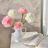 Carnation Fake Flower Arrangement - Perfect for Mother's Day, Teacher's Day, Home Décor, and Photo Prop