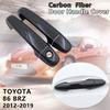 Capac mâner ușii din fibră de carbon Capac accesorii auto pentru Toyota 86 GT86 FT86 Subaru BRZ 2012 2013 2014 2015 2016 2017 2018