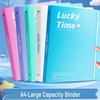 A4 11-Hole Loose-Leaf Folder for Office & Student Use