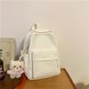Schoolbag high-value backpack women's 1011 new casual simple large-capacity junior high school backpack commuting class schoolbag