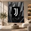 Arazzo Decorativo, Arte da Parete Stampato Juventus FC, Appeso da Parete Leggero per Sfondo Camera da Letto