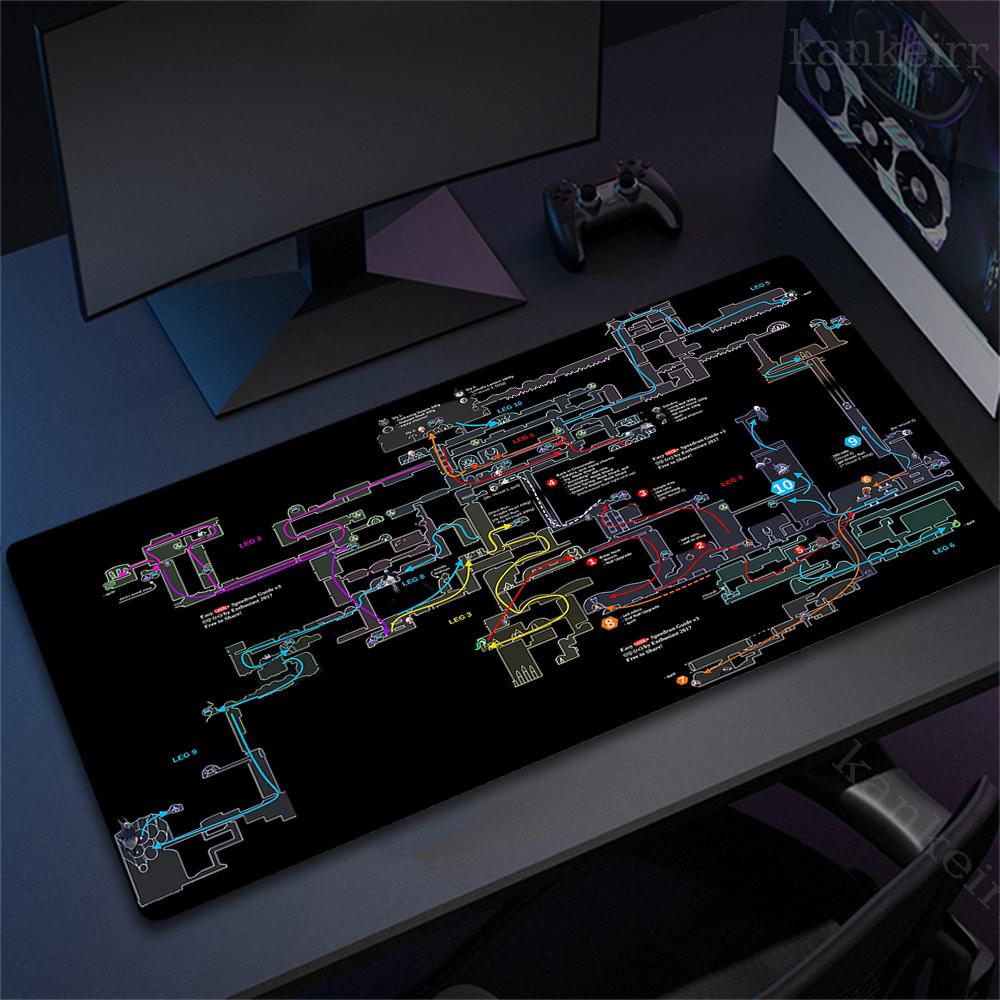 Stampa HD Cool Mousepad Hollow Knight Silksong Tappetini per Tavolo Mousepad per Computer Aziendale Tappetino Grande per Scrivania Mousepad XXL per PC Gamer
