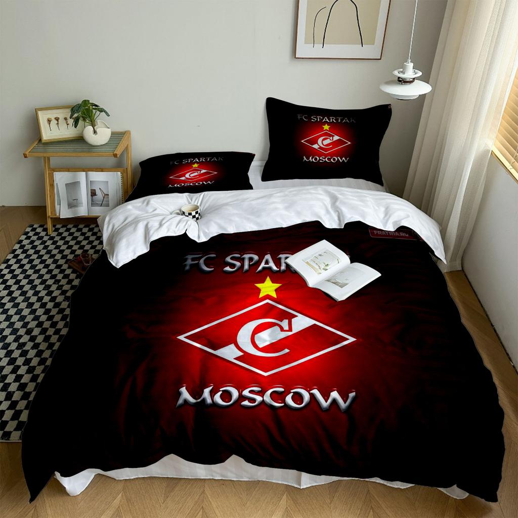 Spartak Moscow Duvet Cover Set EU Single Double King US Twin Full Queen Size  Bedclothes