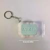 Soap Button Keyboard Fidget Toy Creative 3D Printed Funny Decompression Keyboard Clicker Press-Type Relax Bag Pendant Keyring
