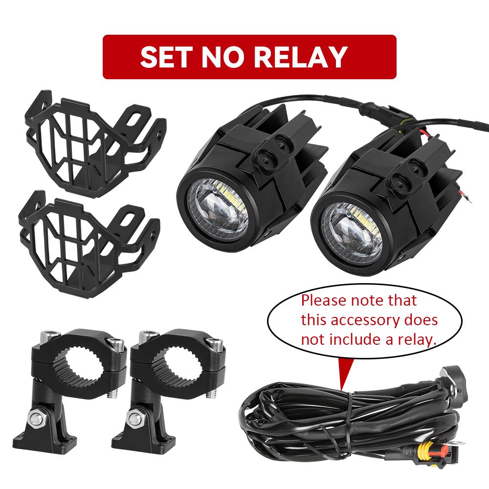 

LED Motorcycle Spotlight Headlight Fog Lights Accessories Off Road ADV GS UTV Truck Assisted Lamp Auxiliary Lights 12V 24V