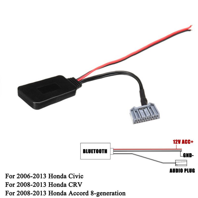 

Беспроводной Bluetooth AUX Кабель Аудио Приемник Адаптер Для Honda Civic CRV Accord