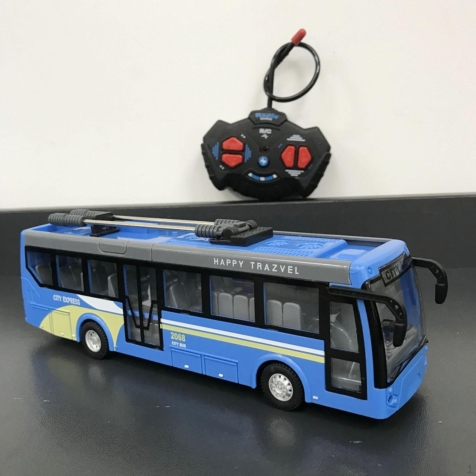 

Пульт дистанционного управления Play Bus Radio 1/32 Реалистичные огни 27 МГц Электронная школа грузовиков blue short