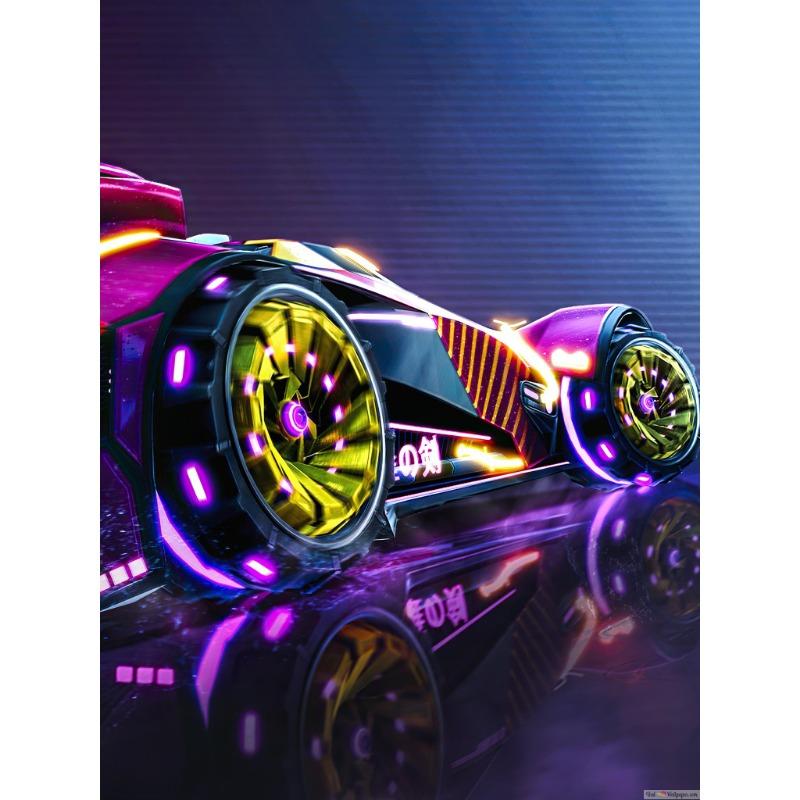 Rocket League Game Poster Neon Video Game Canvas Painting Wall Art Picture for Modern Boy Room Living Room Home Decor Cuadros