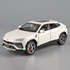 1/24 Lambos URUS Bison SUV Coupe Alloy Car Model Sound and Light Simulation Car Decoration Collection Toy Gift
