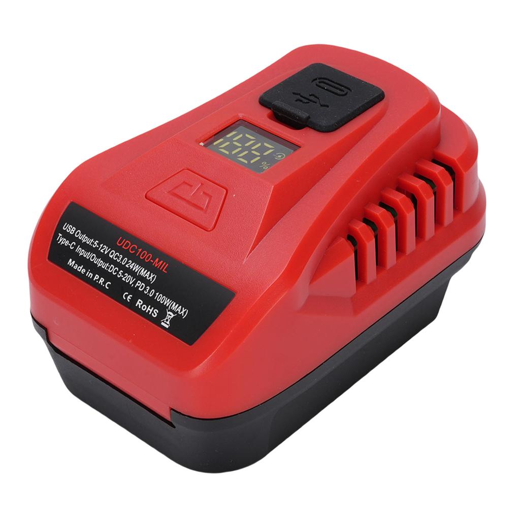 USB Battery Adapter 100W Charger Inverter Power Station 2 In 1 2 Way Fast Charging for 48111828