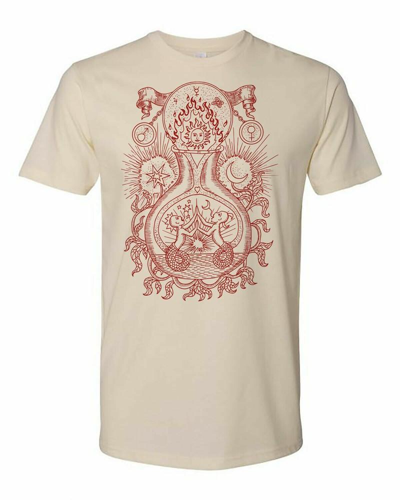 Cottage Cult Clothing Tee T Shirt Occult Goth Witch Magic Twin Serpents Unisex T-Shirt XXL