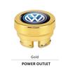 For VW Car Cigarette Lighter Dust Cover Dustproof Cap Plug Car Styling for VW Tiguan Polo Golf 7 Jetta Interior Mouldings XTKH-A325