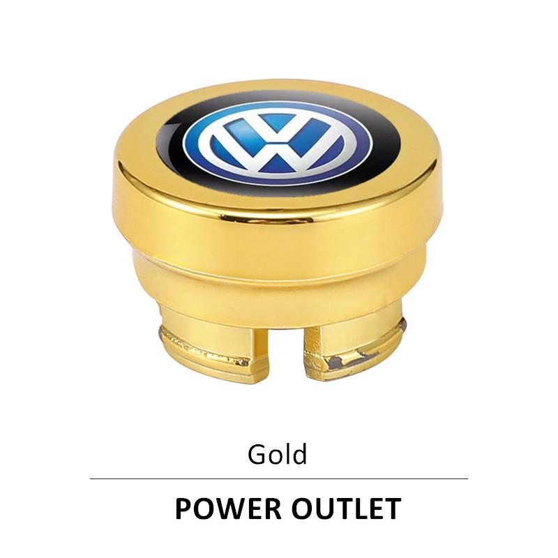For VW Car Cigarette Lighter Dust Cover Dustproof Cap Plug Car Styling for VW Tiguan Polo Golf 7 Jetta Interior Mouldings XTKH-A325