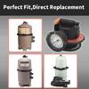High Efficiency Manual Air Relief Valves Manual Air Relief Assembly with Pressure Gauge for Pool Filter Systems