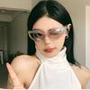 Jennis Sunglasses, Women'S And Men'S Outdoor Riding Fashion Men'S And Women'S Sunglasses Y2K Catwalk Punk Korean Tide