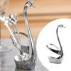 Bellissimo Poggia Cucchiaio in Acciaio Inossidabile a Tema Cigni Supporto per Stoviglie Portautensili da Cucina Per Uso Domestico e Ristorante