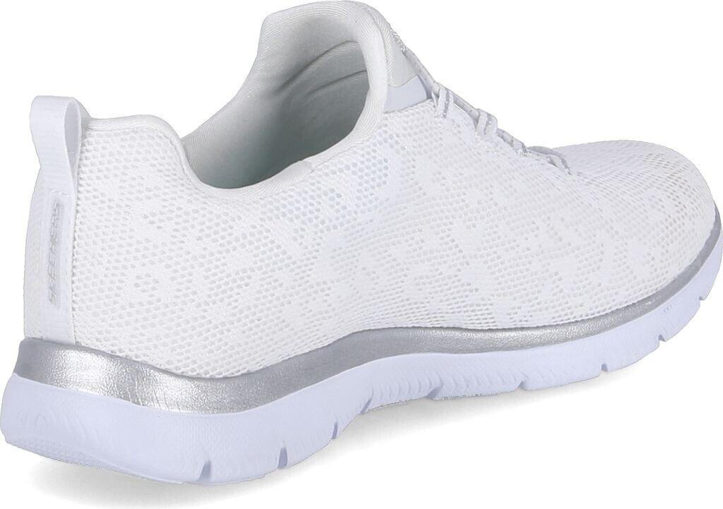 Кроссовки Skechers Leopard Spot белый/серебристый (149037-WSL)