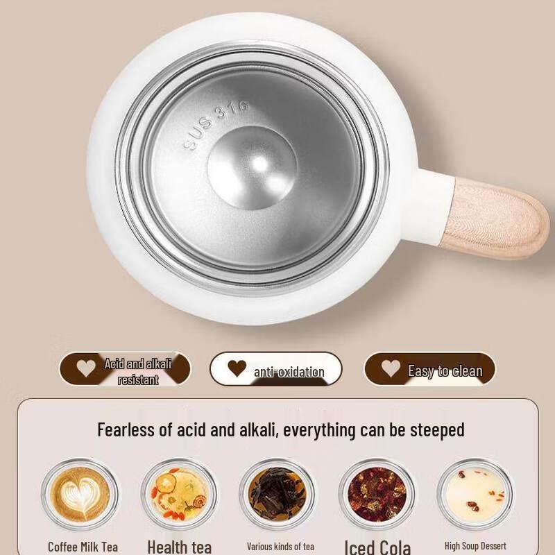 Diller Youle 480ML 316 Stainless Steel Insulated Mug with Handle