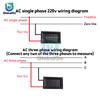 AC 30-500V 0.56inch AC Voltmeter 220V 3 Phase 380V Universal LED Digital Display Two Wire Digital Meter Red Green Blue