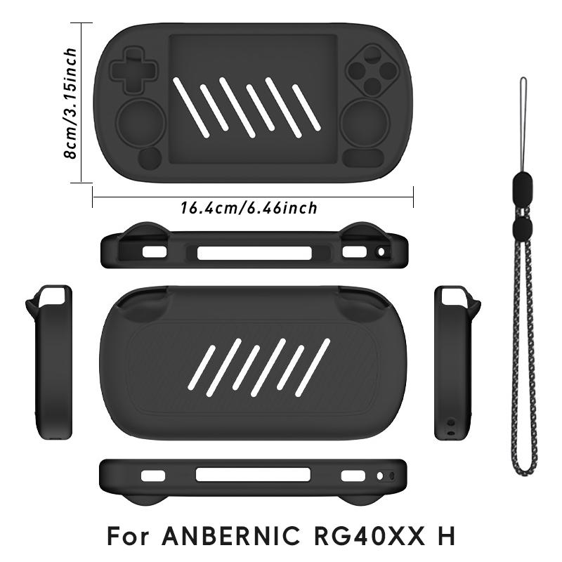 Soft Silicone Case for ANBERNIC RG35XX PLUS RG556 RG40XXV Game Console Protector Shell for RG40XX H  Game Accessories