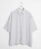 WEGO Thick Big Short Sleeve Loose Plus Solid Everyday Classic Light Gray Men's Shirt, Top, Spring/Summer, Fit, Sizes, Color, Simple, Wear, Casual,