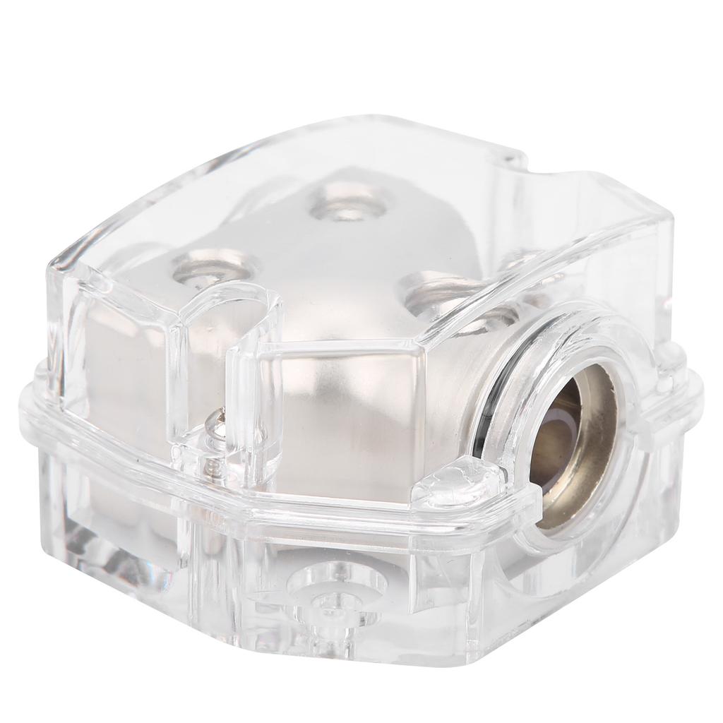 Car Ground Wire Distribution Block Speaker Power Splitter Negative 1x0GA In 2x4GA Out DB003