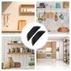 Universal Pot Lid Organizer For Cabinet Pot Rack Wall Mounted Self Adhesive Punch Free Pan Lid Storage Holder Kitchen Organizer
