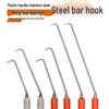 Stainless Steel Rebar Tying Hook with Plastic Handle for Wire Tying