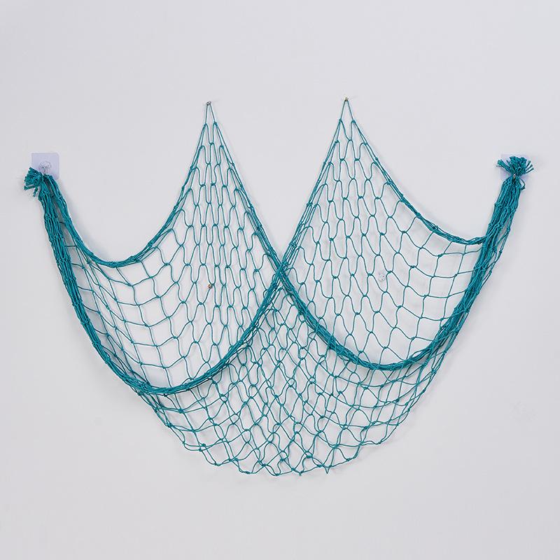 

1PC 1mx2m Party Decorative Fishing Net Nautical Style Wall Decor Ornaments Photo Props Home Room Decoration 1mx2m