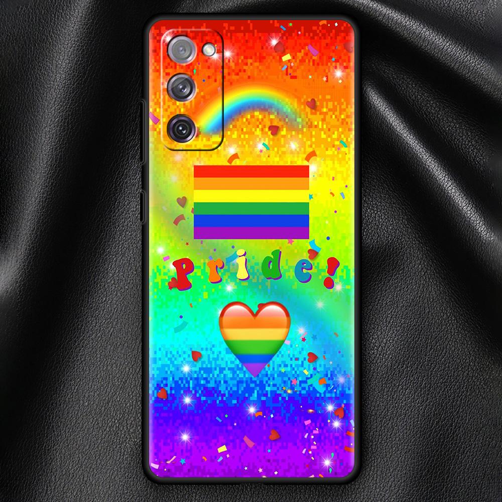 Lesbian LGBT Pride Soft Black Case For Samsung Galaxy S21 Ultra S20 FE S10 Plus S10e S9 S8 S7 M51 M31 Silicone Shell Phone Cover