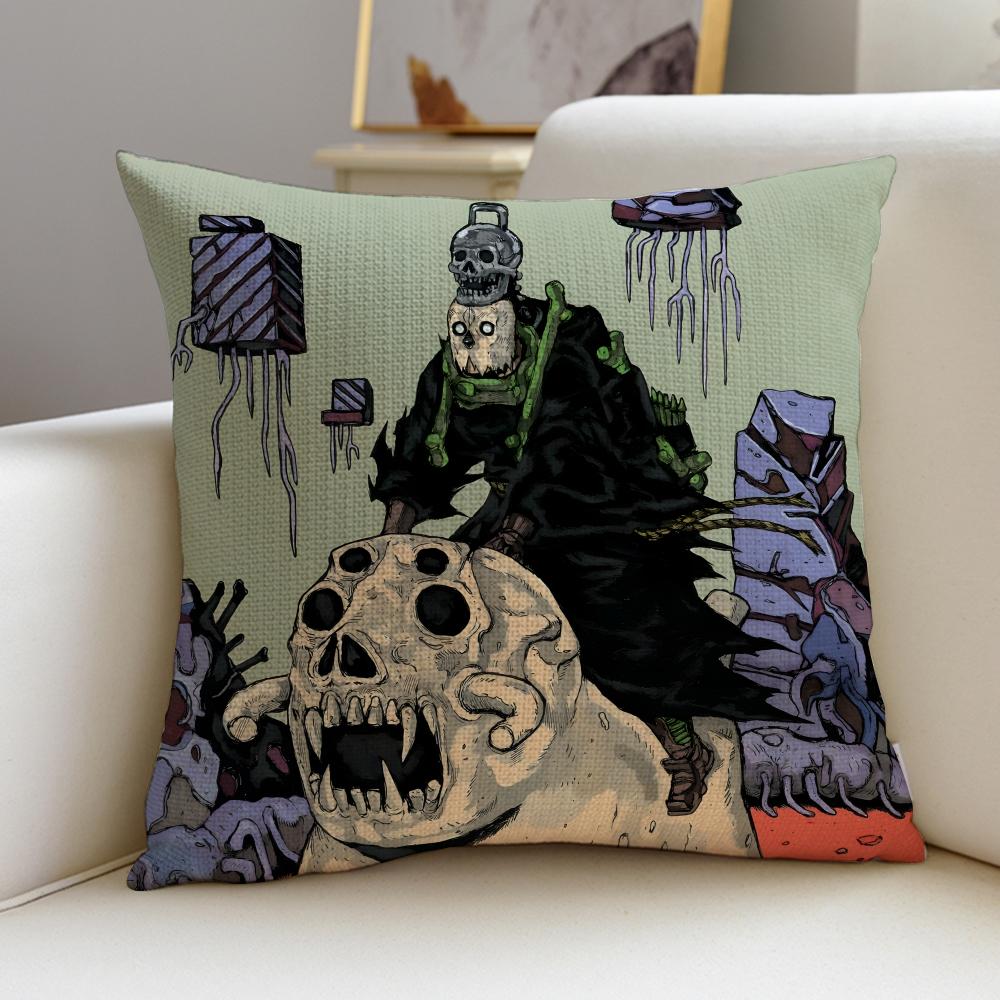 Dark DDai DarkS Cushion Cover Breathable and skinfriendly linen pillowcase square removable and washable cushion
