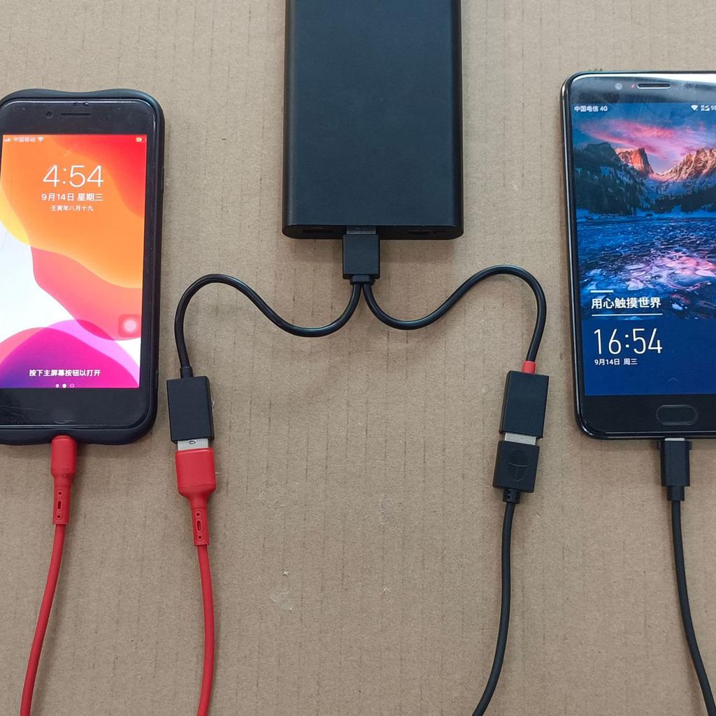 Multifunktionales USB-Splitterkabel für Auto, Schule, Büro USB Stecker auf Buchse Stromkabel Mehrere Schnittstellen 15cm/12cm