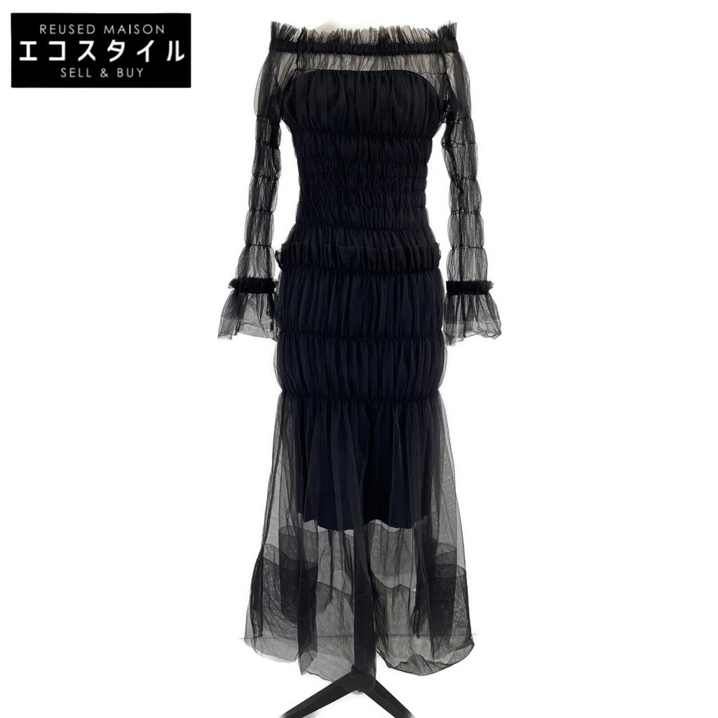 FETICO [Beautiful] Tulle Dress with Petticoat/ Dress *There Is No Size Notation. blackUsed