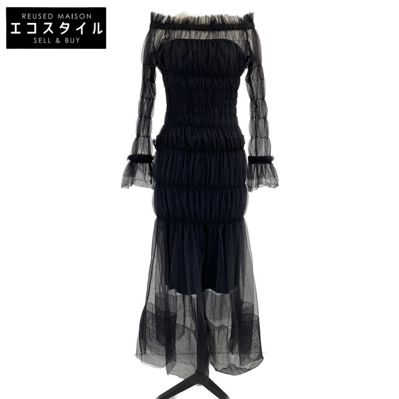 

FETICO [Beautiful] Tulle dress with petticoat/ dress *There is no size notation. blackUsed