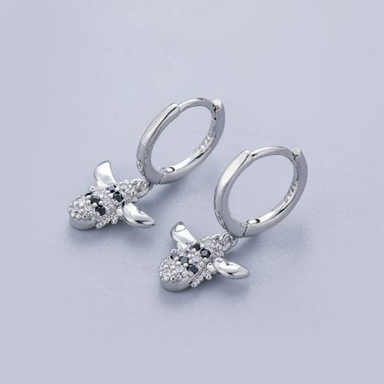 Korean Style Geometric Circle Earrings: Elegant, Versatile Ear Jewelry for Women and Students