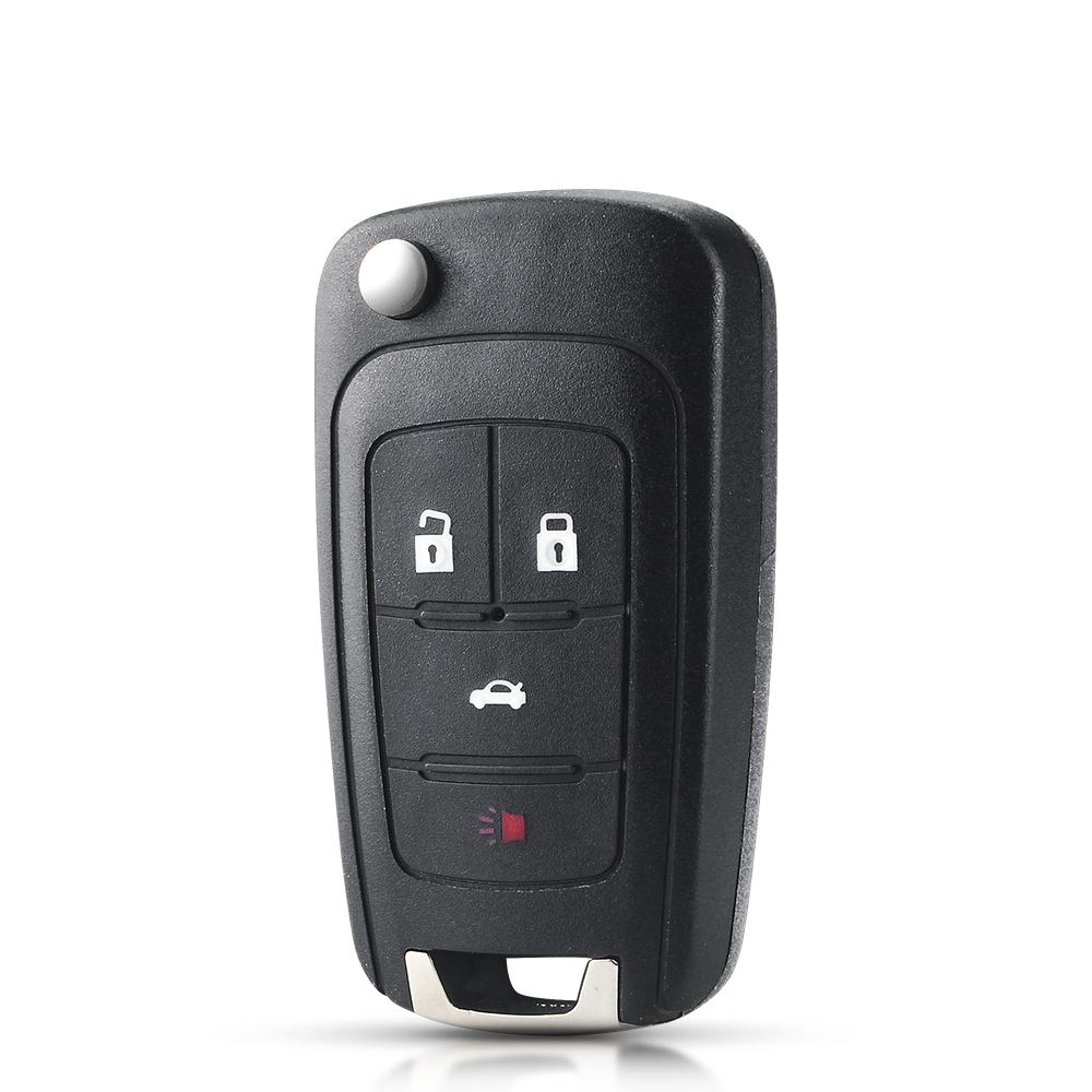 For Chevrolet Cruze Epica Lova Camaro Impala For Buick Modified Folding Case Fob 2/3/4/5 Button Flip Remote Car Key Shell
