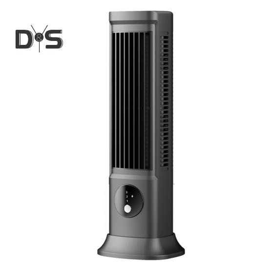 

Настольный кондиционер, охлаждающий вентилятор, 3 скорости, USB-зарядка, регулируемый, портативный, безлопастной, горизонтальный, вертикальный, для домашнего офиса, башенный вентилятор серый