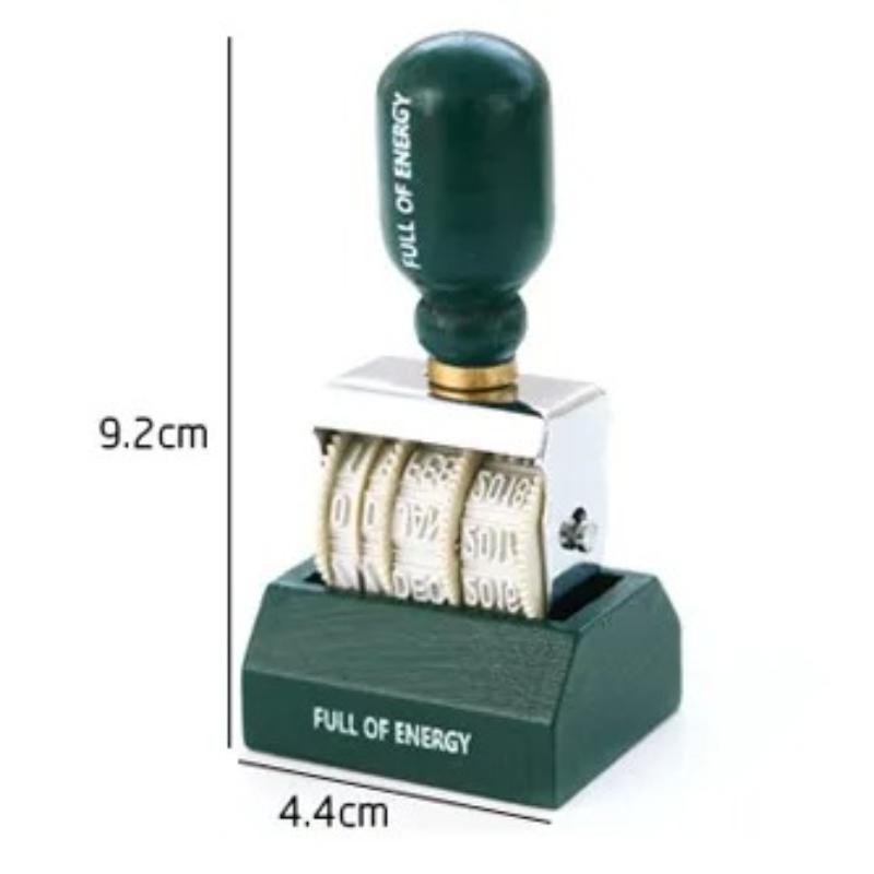 1pcs Vintage Date Postmark Stamp DIY Roller Knob Stamp Hand Ledger Special DIY Tool Student Stationery Supplies Special Seal