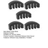 5 Pcs Rubber Violin Mute for 3/4 4/4 Violins Claw Style Violin Practice Mute Violin Silencer Accessories for Musician Beginner