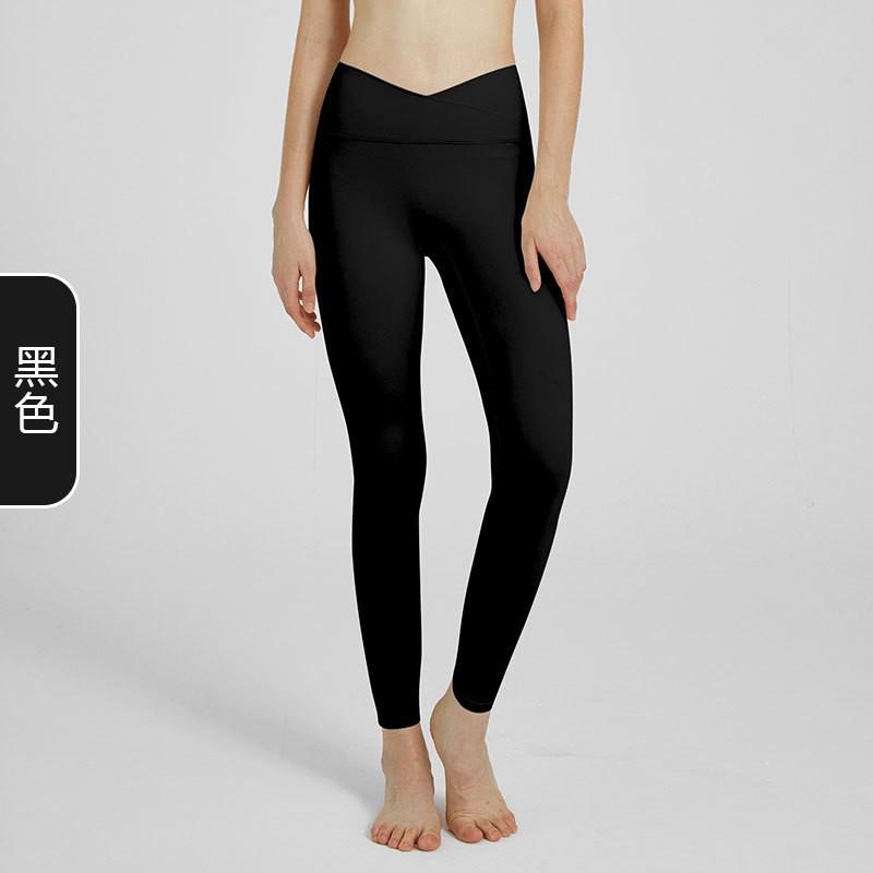 Womens Seamless High-Waisted Yoga Leggings With Tummy Control Butt Lift 80% Nylon 20% Spandex Stretchy Fitness Pants