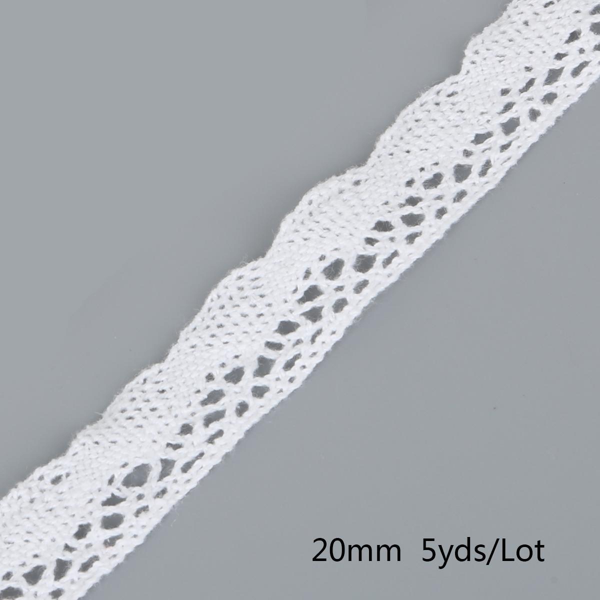 

Хлопковая кружевная отделочная лента 20mm