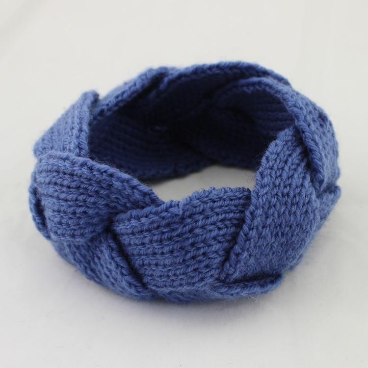 Knitting Wool Braided Hair Band Head Headband Hair Barrette