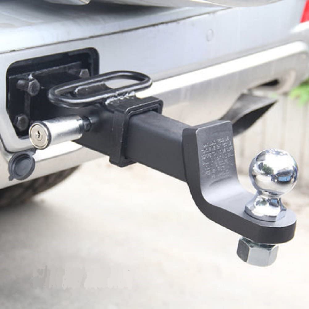 HC Fan Steel Hitch Ball, Towing Member, 2-inch Diameter, M25-5000 lbs, Universal Fit (PWC, Boat, Multi-trailer)