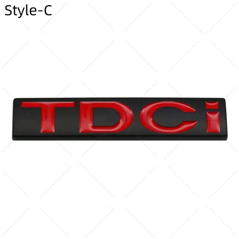 3D Metal TDCI Letters Car Rear Trunk Emblem Badge Sticker Decals For Kuga Explorer Transit Accessories